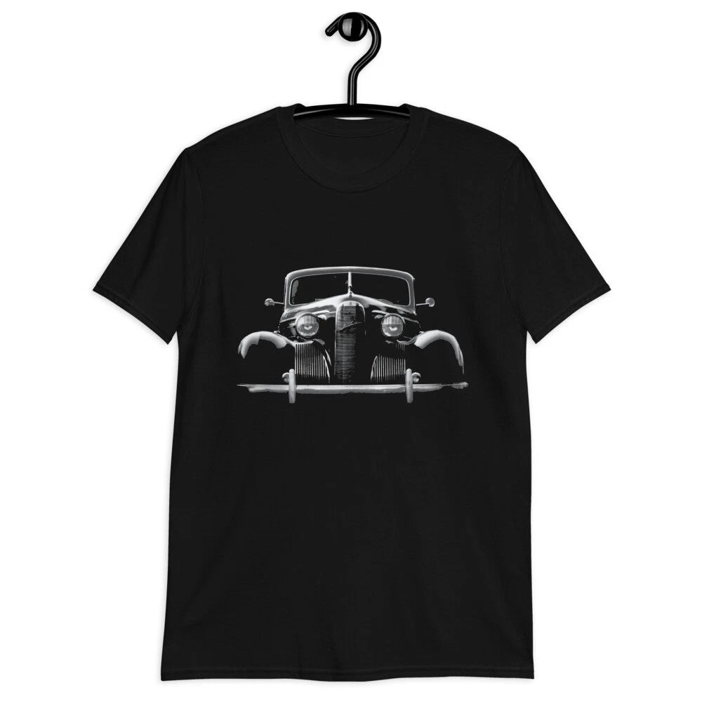 LaSalle Black Antique Car Collector Gift Short-Sleeve Unisex T-Shirt