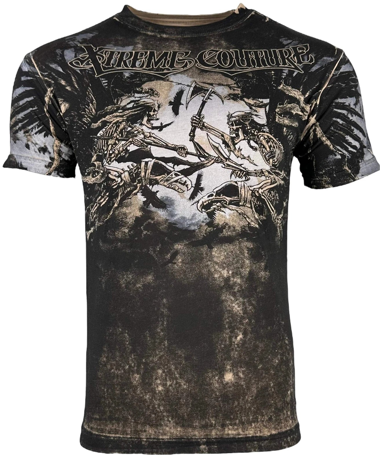 Xtreme Couture by Affliction Men's T-Shirt Army Biker Tattoo, S-5XL