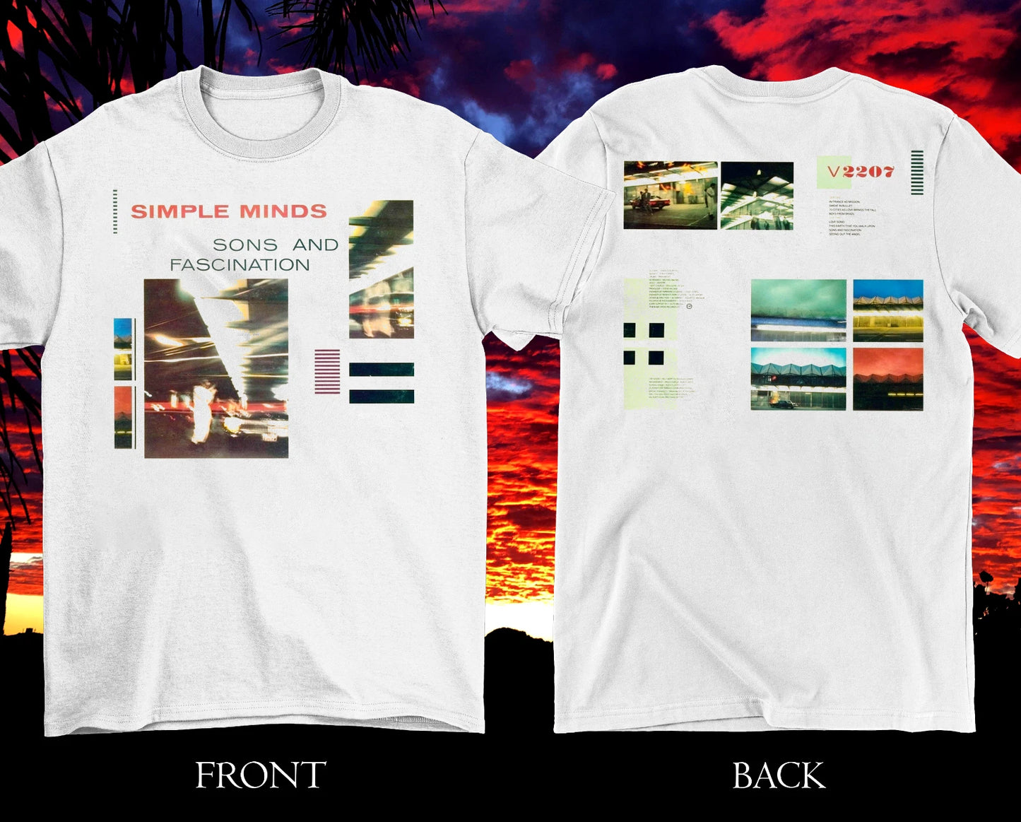 Vintage Simple Minds Sister Feelings Call T-Shirt Size S to 5XL 2F864