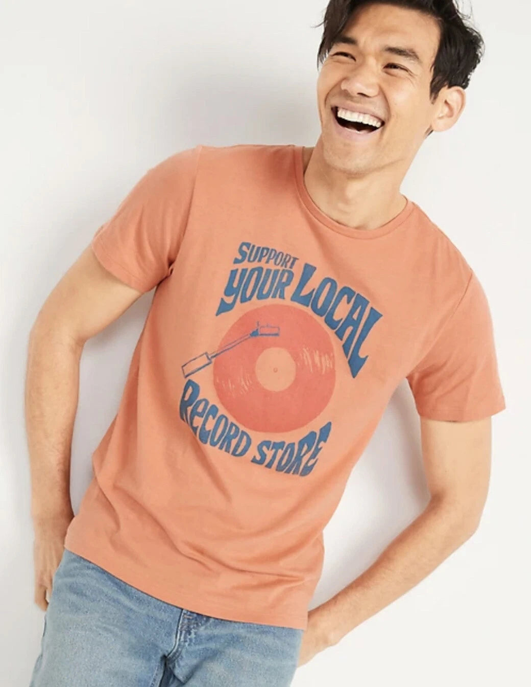 Old Navy Men’s Size Medium ~ Short Sleeve Soft-Washed Tee T-Shirt … NWT