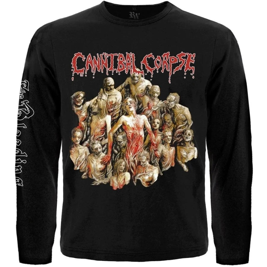 Cannibal Corpse "The Bleeding" Long Sleeve Black T-Shirt death