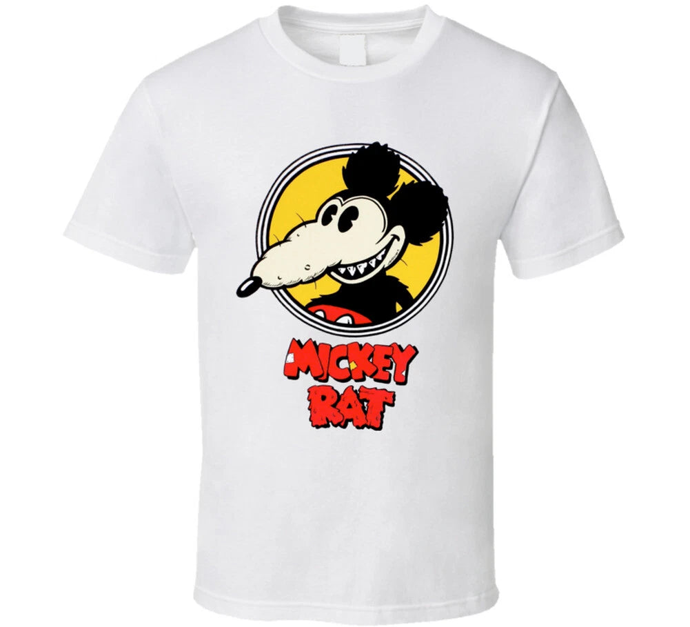 New Awesome Mickey Rat Retro Parody Mouse Cartoon Style Size T Shirt