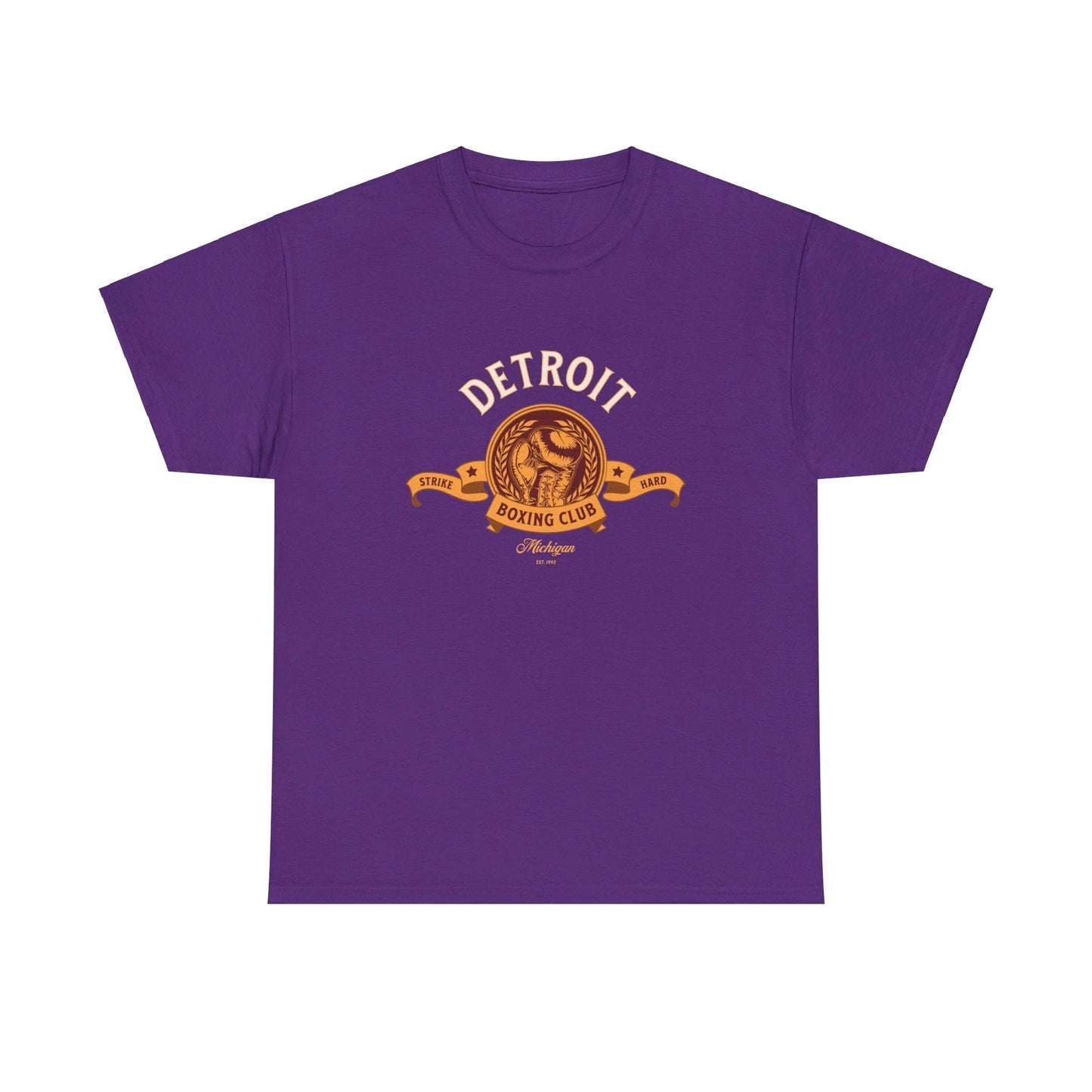 Detroit Michigan Boxing Club: Unisex Heavy Cotton T-Shirt