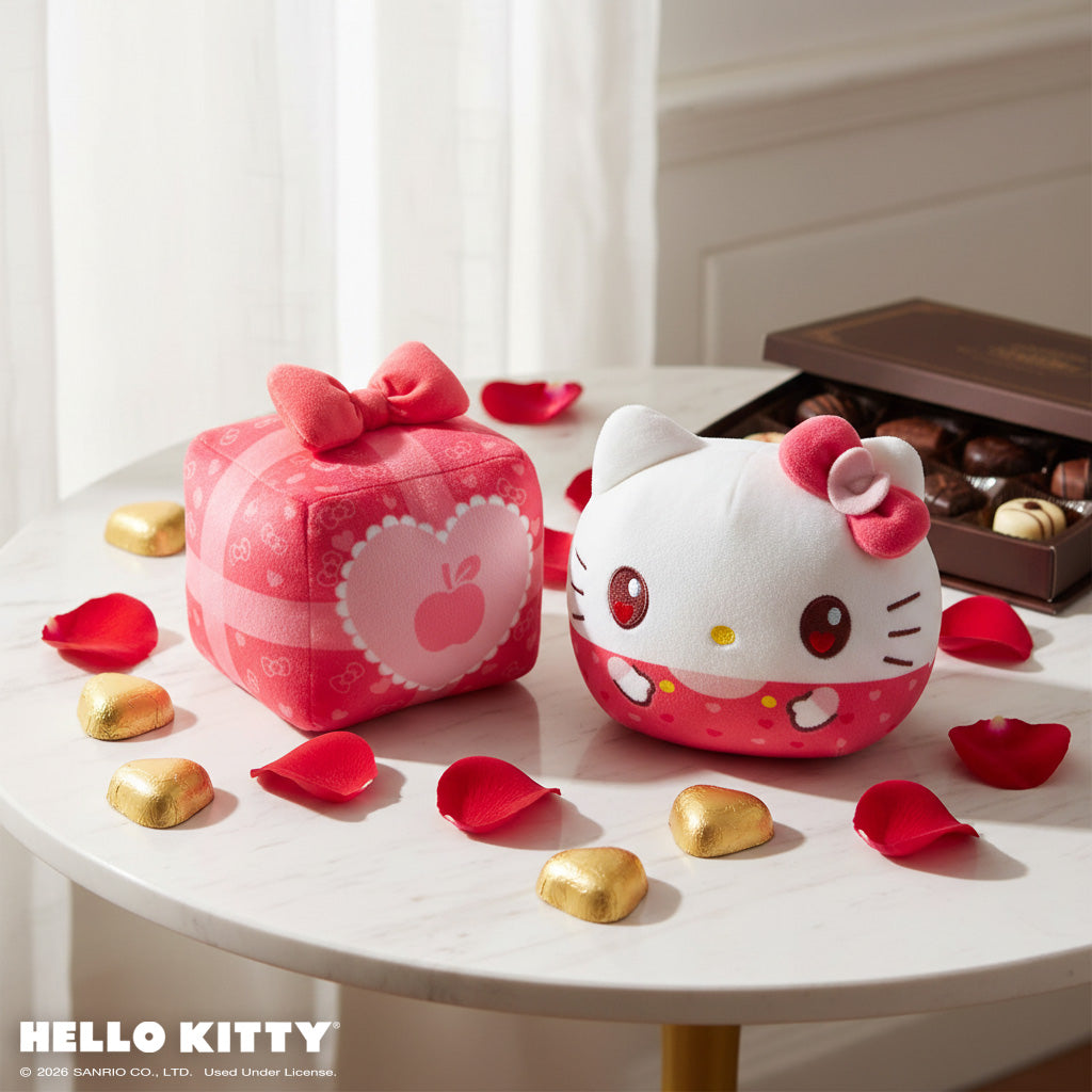 Valentine Present Hello Kitty 4" Reversible Plushie