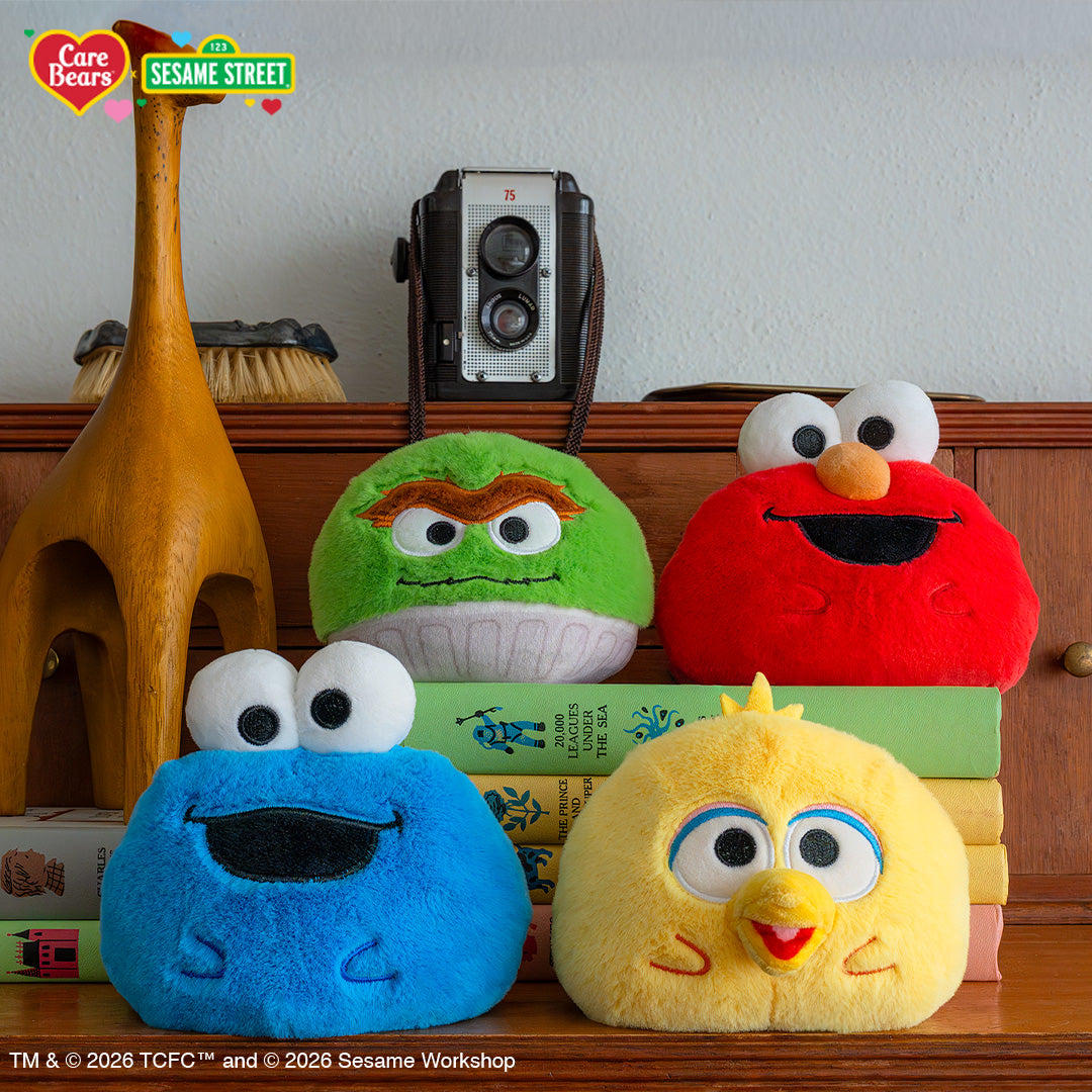 Care Bears x Sesame Street 4" Reversible Plushie Bundle