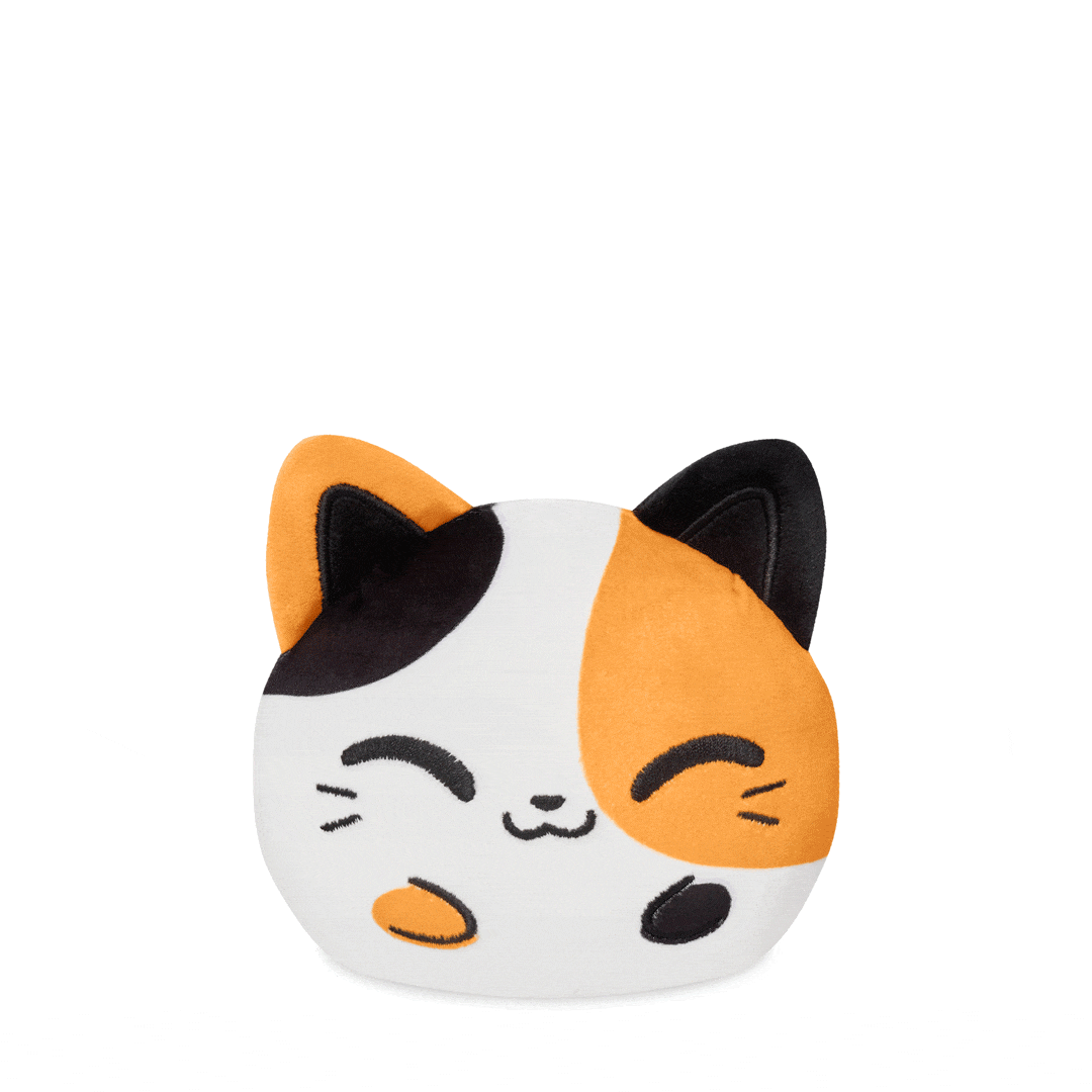 Plushiverse Cuddly Calico Cat 4" Reversible Plushie