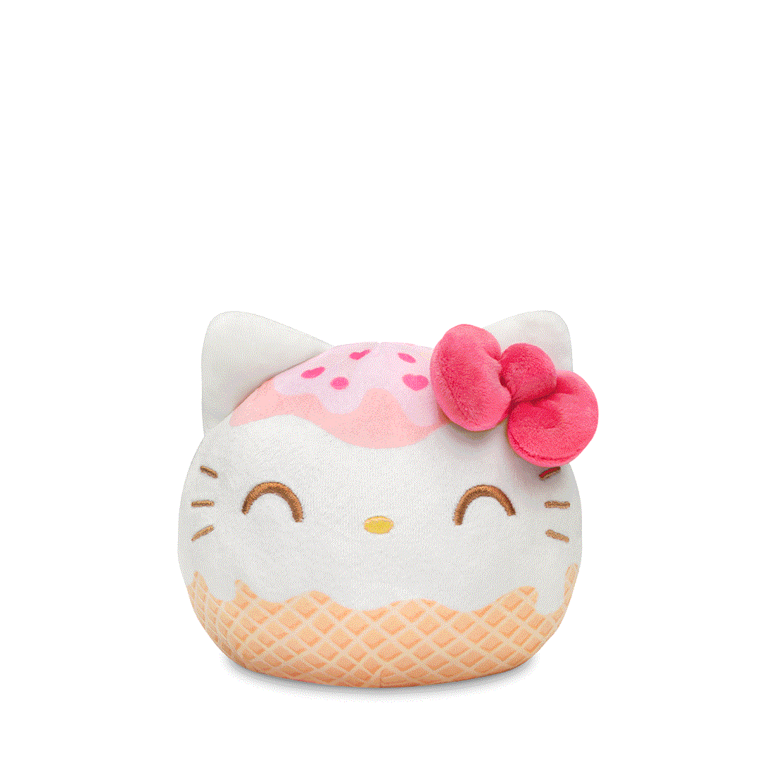 Hello Kitty Ice Cream Cone 4 Reversible Plushie