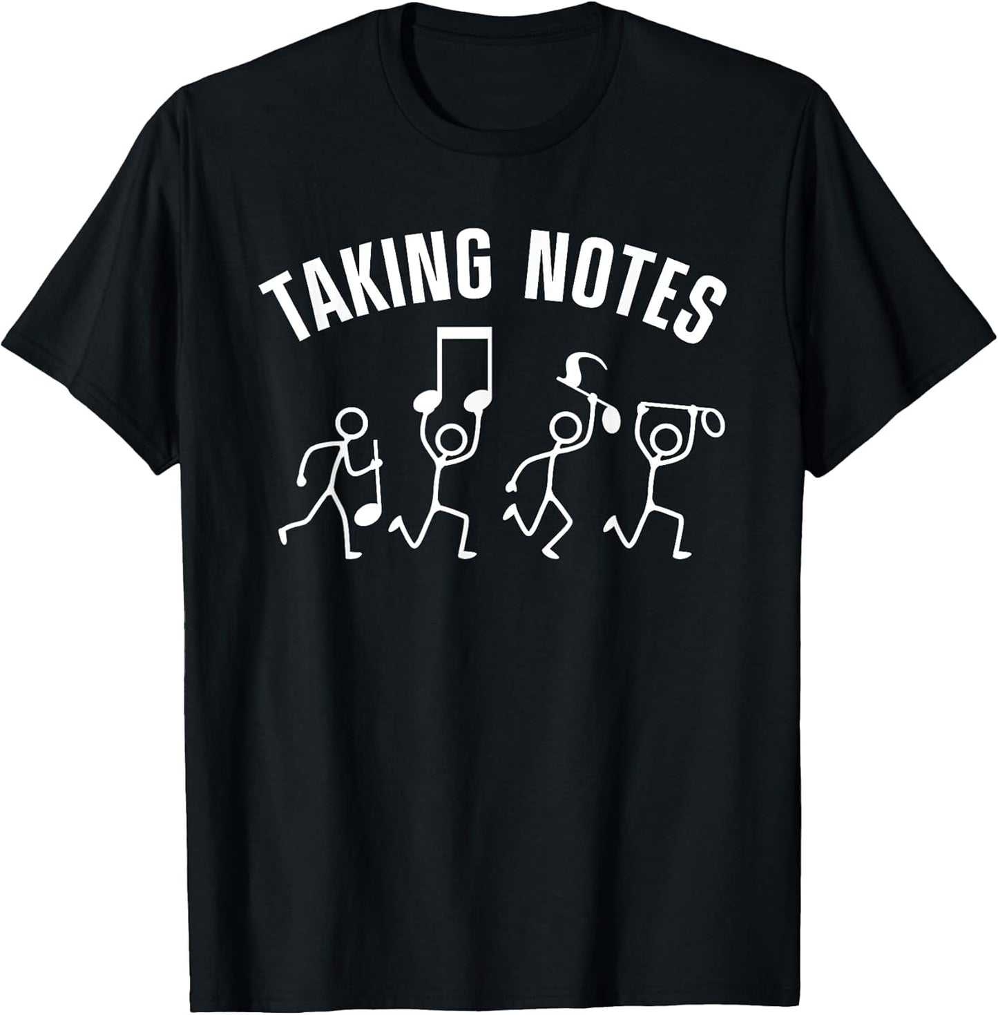 Funny Music Art for Men Women Musical Note Gag Music Lover T-Shirt