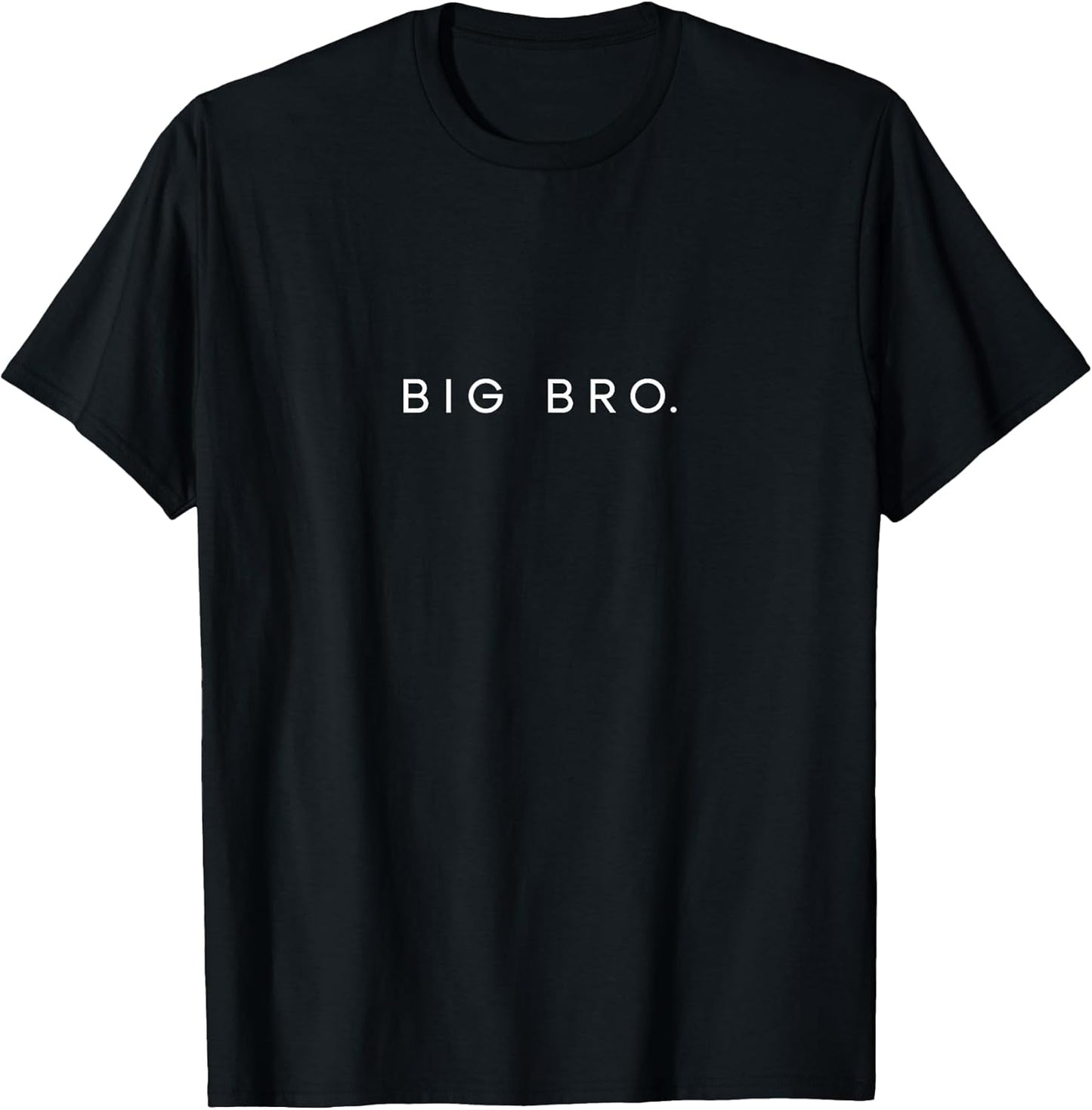 Big Bro Minimalist Lettering Brother Sibling T-Shirt