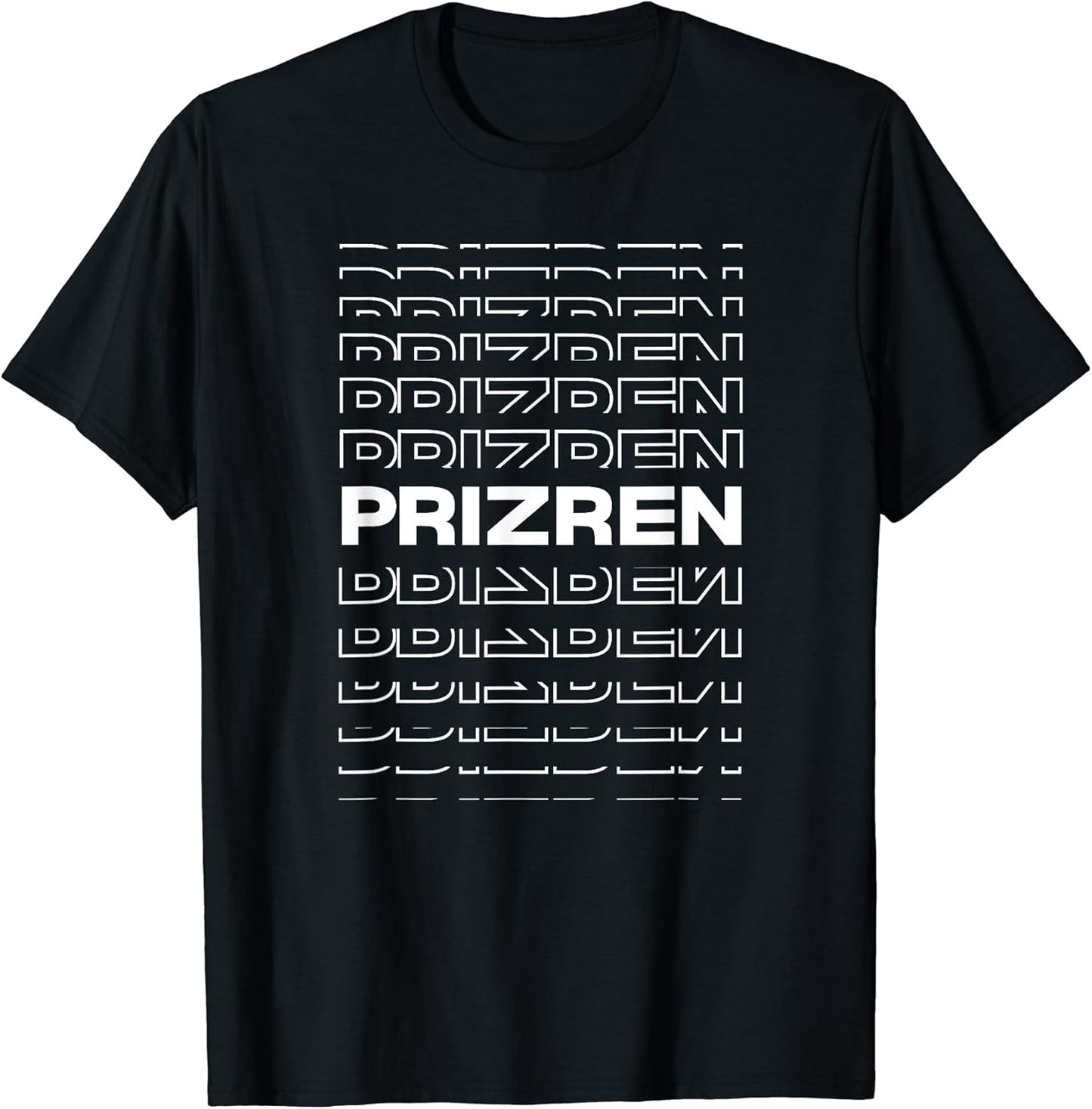 Minimalist City - Kosovo Modern Prizren T-Shirt