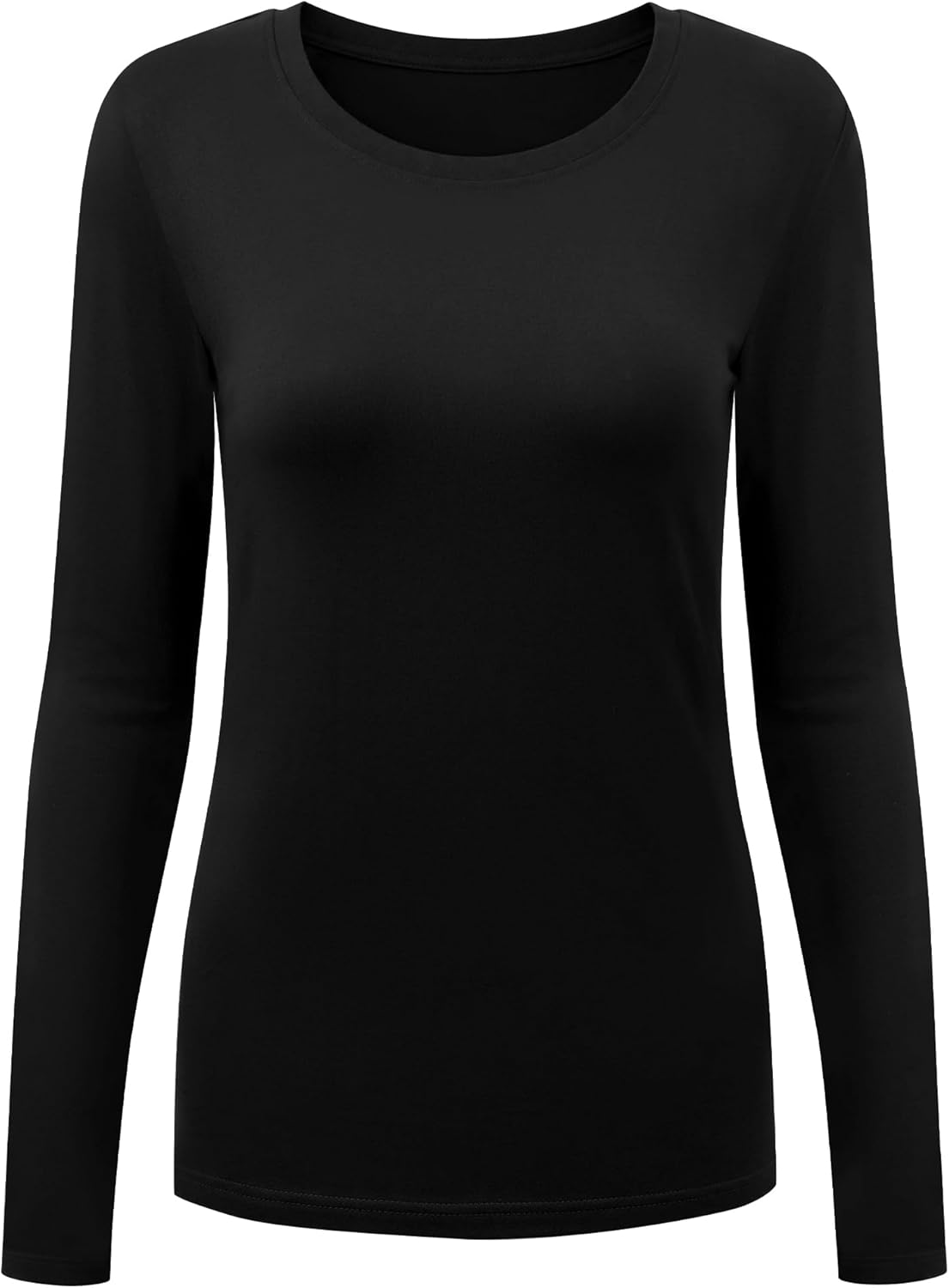 Underscrub Long Sleeve Women, Scrub Undershirts Crew Neck Comfort Tee with Ultra Soft Fabric