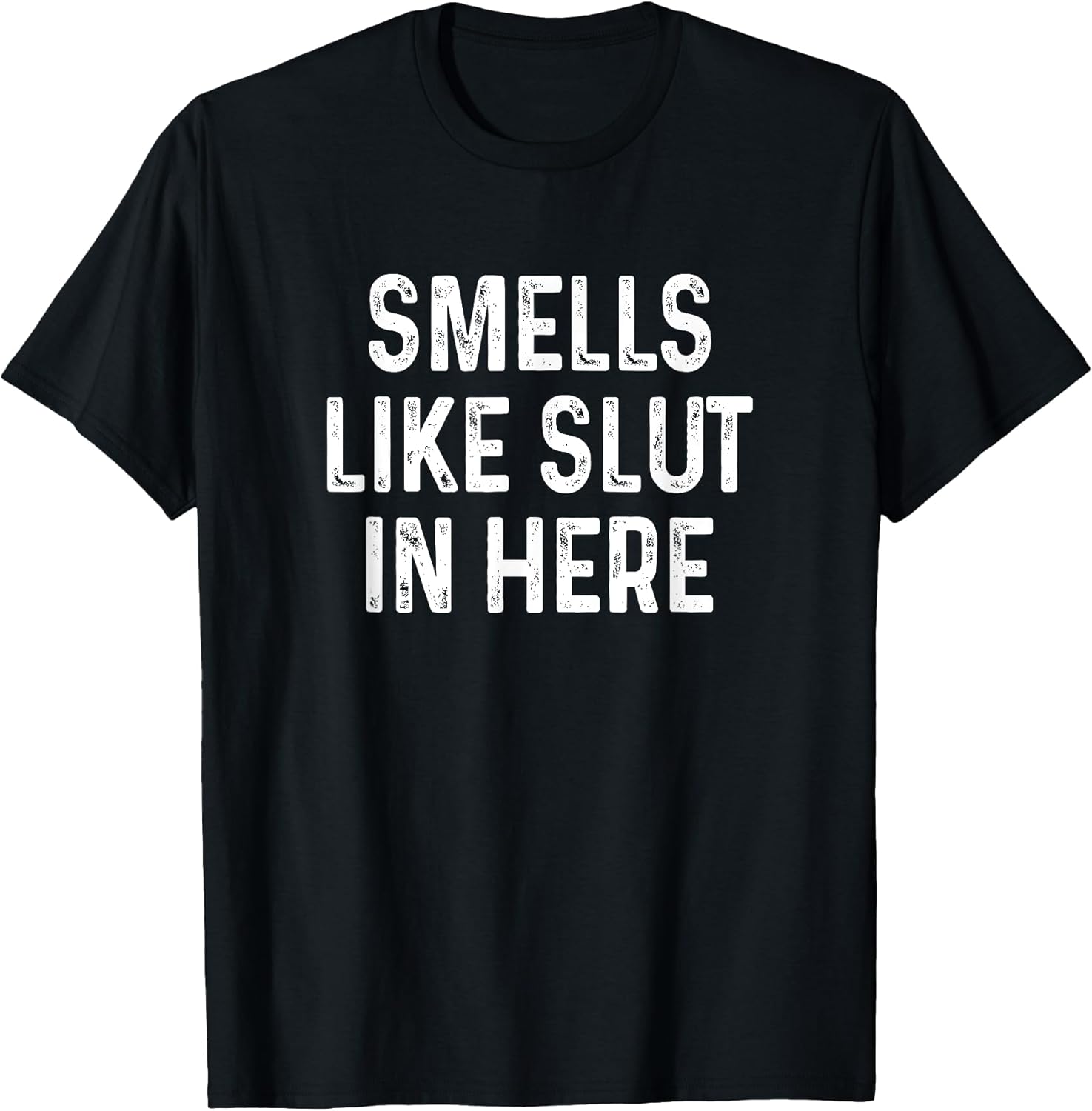 Funny Smells Like Slut in Here Offensive Adult Humor T-Shirt