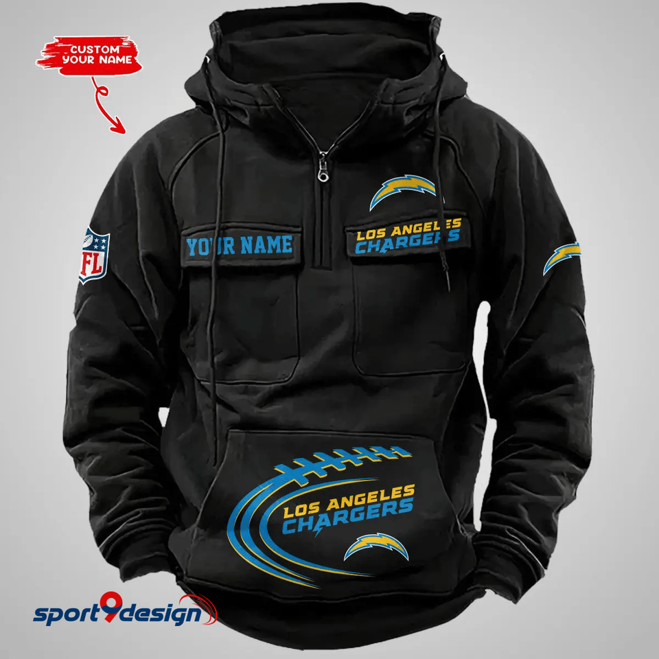 Los Angeles Chargers Vintage Men Hoodie AZVMHD125 - Sport9Design
