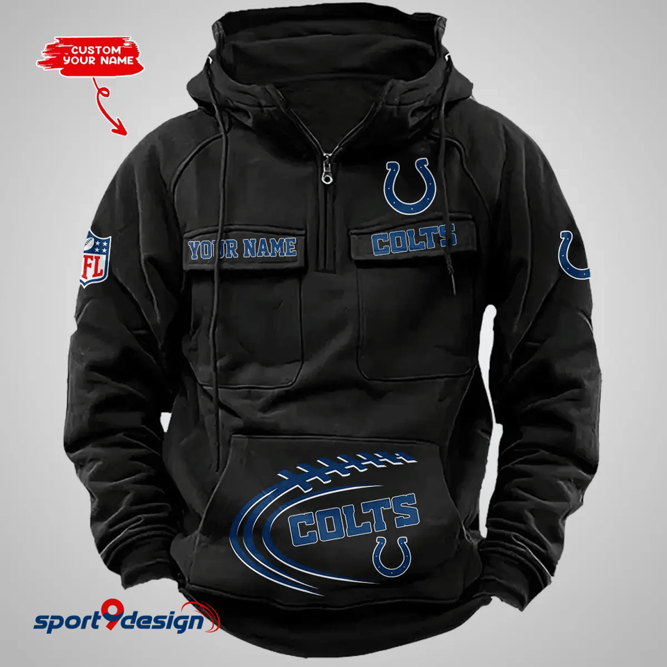 Indianapolis Colts Custom Cargo Hoodie, Gift For Fan