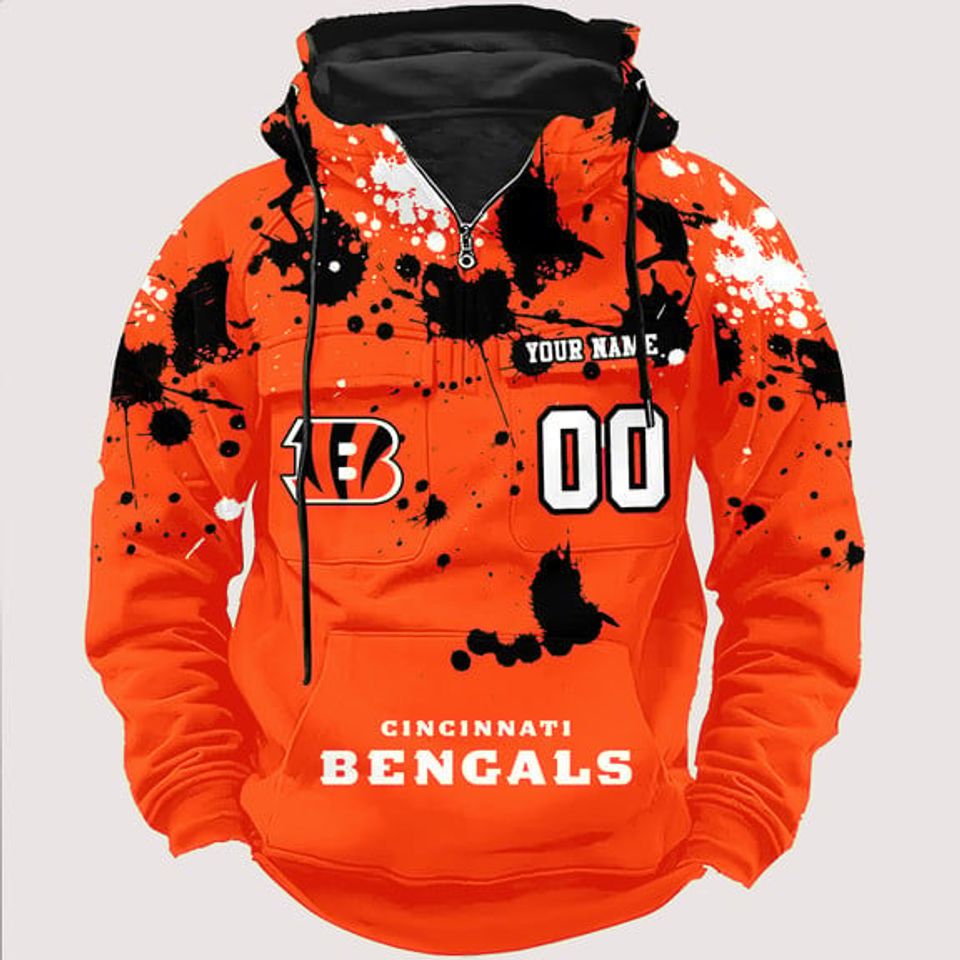 Cincinnati Bengals Classic Revival 3D Hoodie SPTVCSH264 - Sport9Design