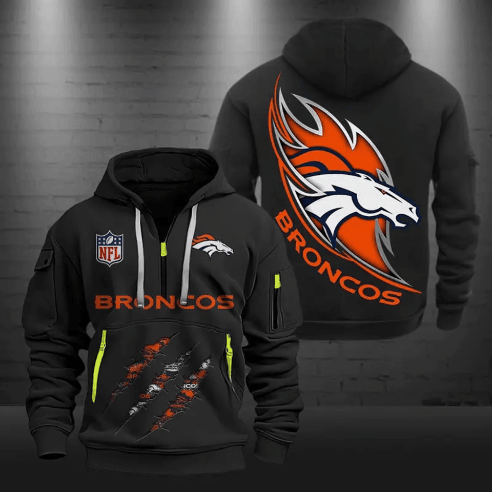 Denver Broncos DMHT0382 Zip Hoodie Multicolor 2024 Edition - Sport9Design