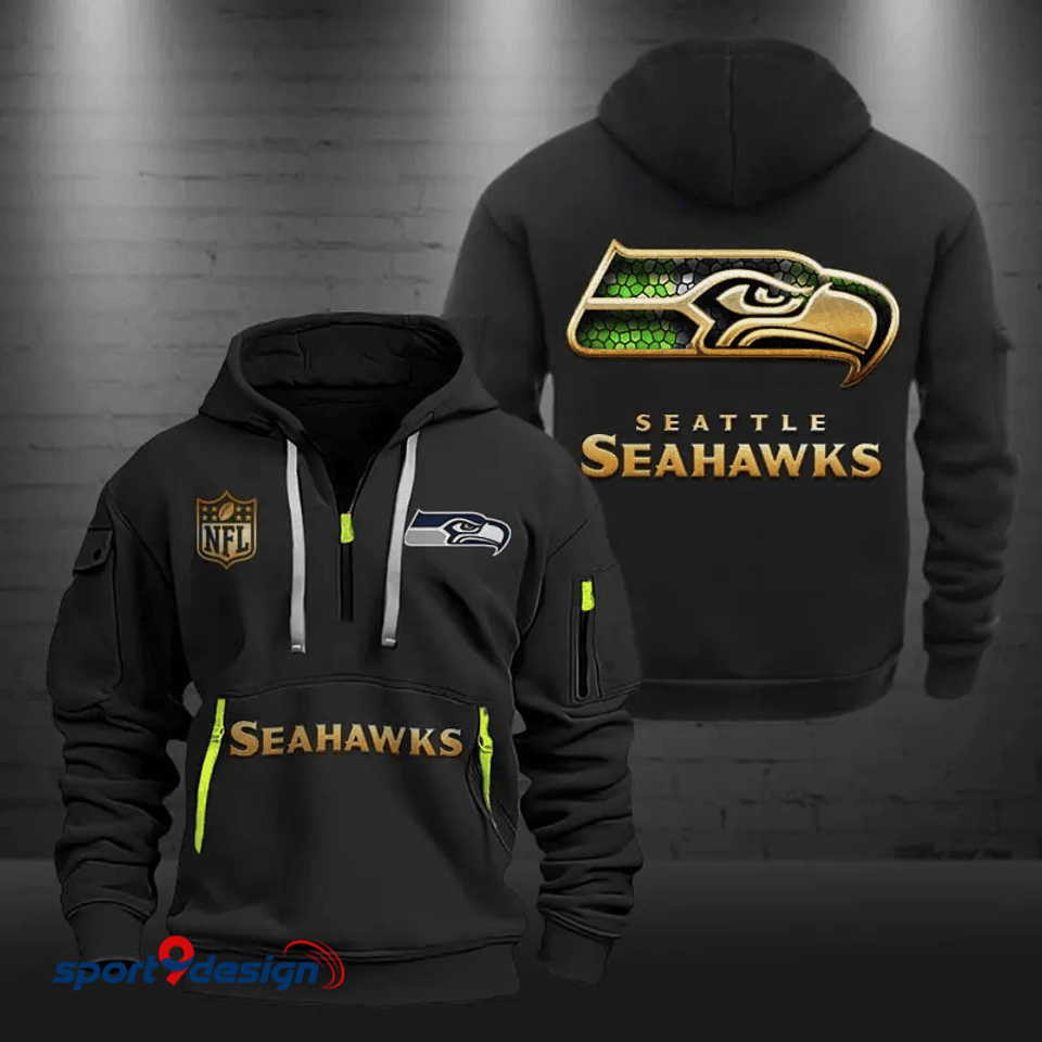 Seattle Seahawks DMHT0625 Zip Hoodie Multicolor 2024 Edition - Sport9Design