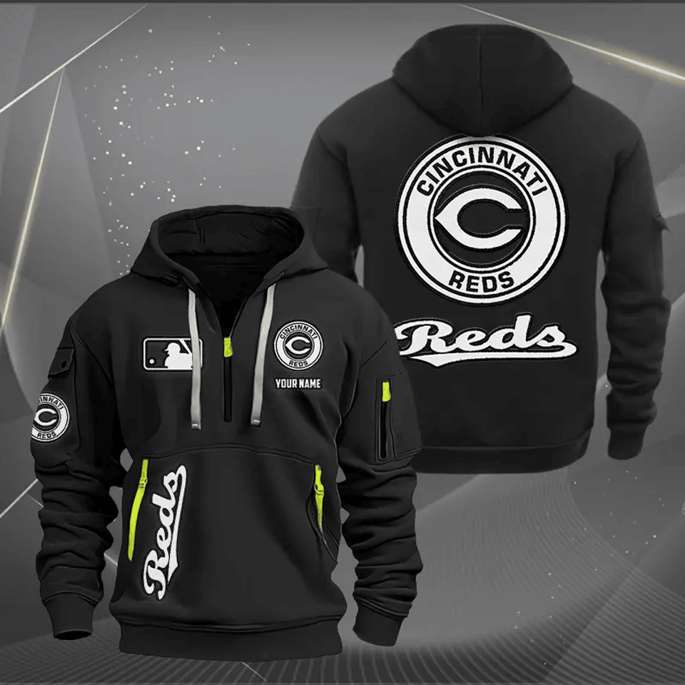Cincinnati Reds NNHT0312 Zip Hoodie Multicolor 2024 Edition - Sport9Design