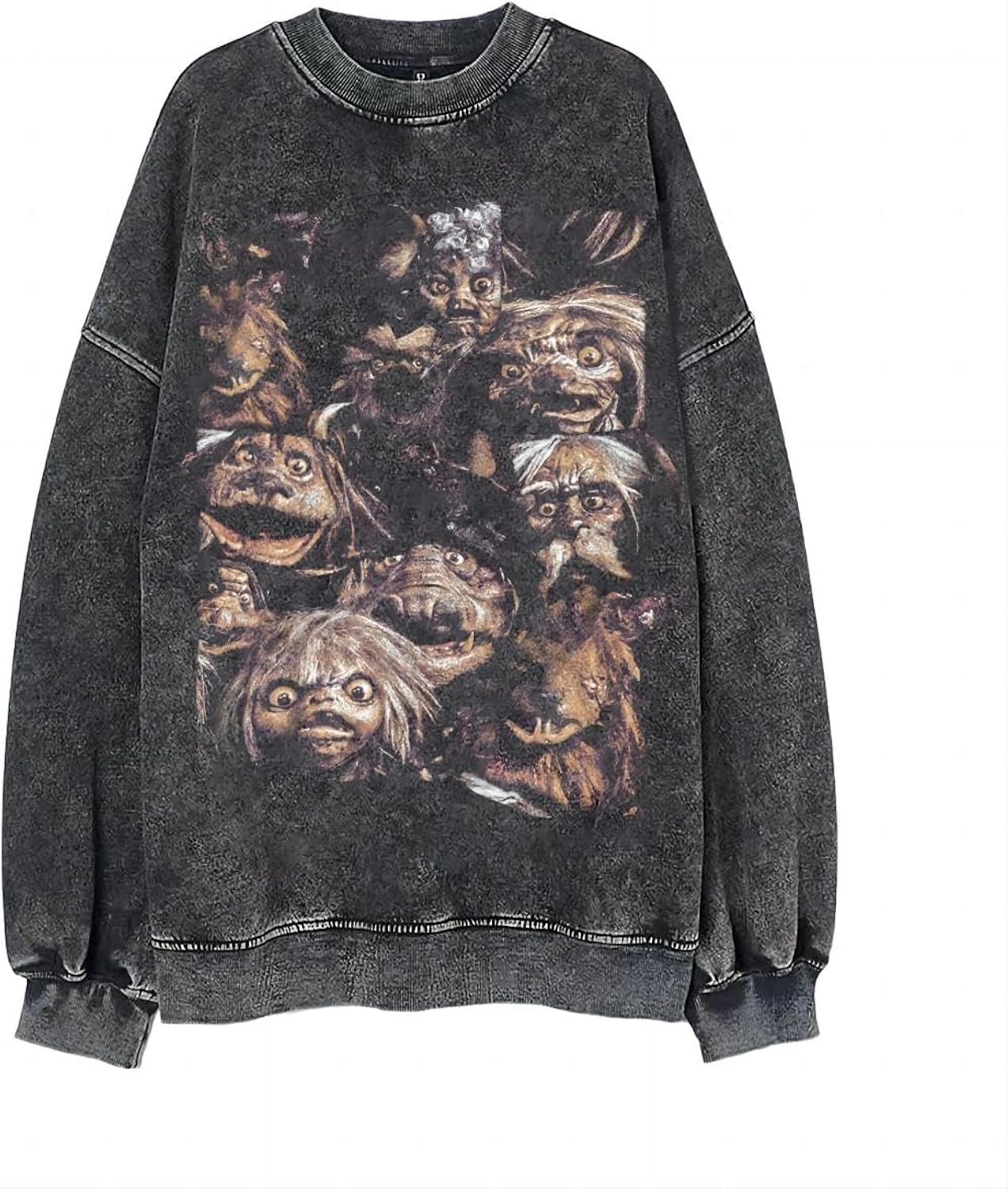 Vintage Movie Sweatshirt Goblins Graphic Long Sleeve Shirt