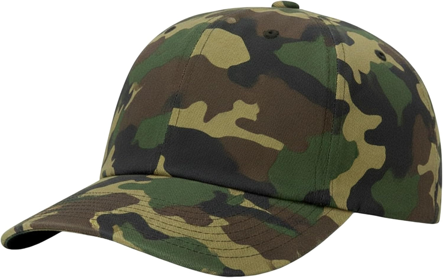 Mens Athletic Deep-Crown Baseball Cap 100% Soft Cotton Unstructured Dad Hat Outdoors Adjustable