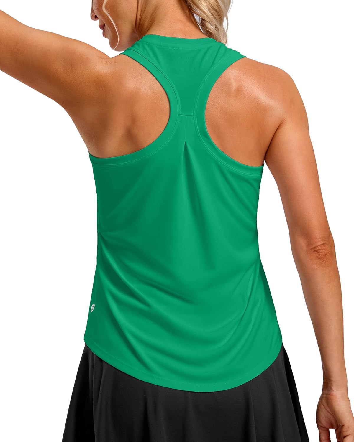 Women's Workout Tank Tops Racerback Athletic Yoga Tops Loose Fit Sleeveless Running Gym Sports Shirts for Women