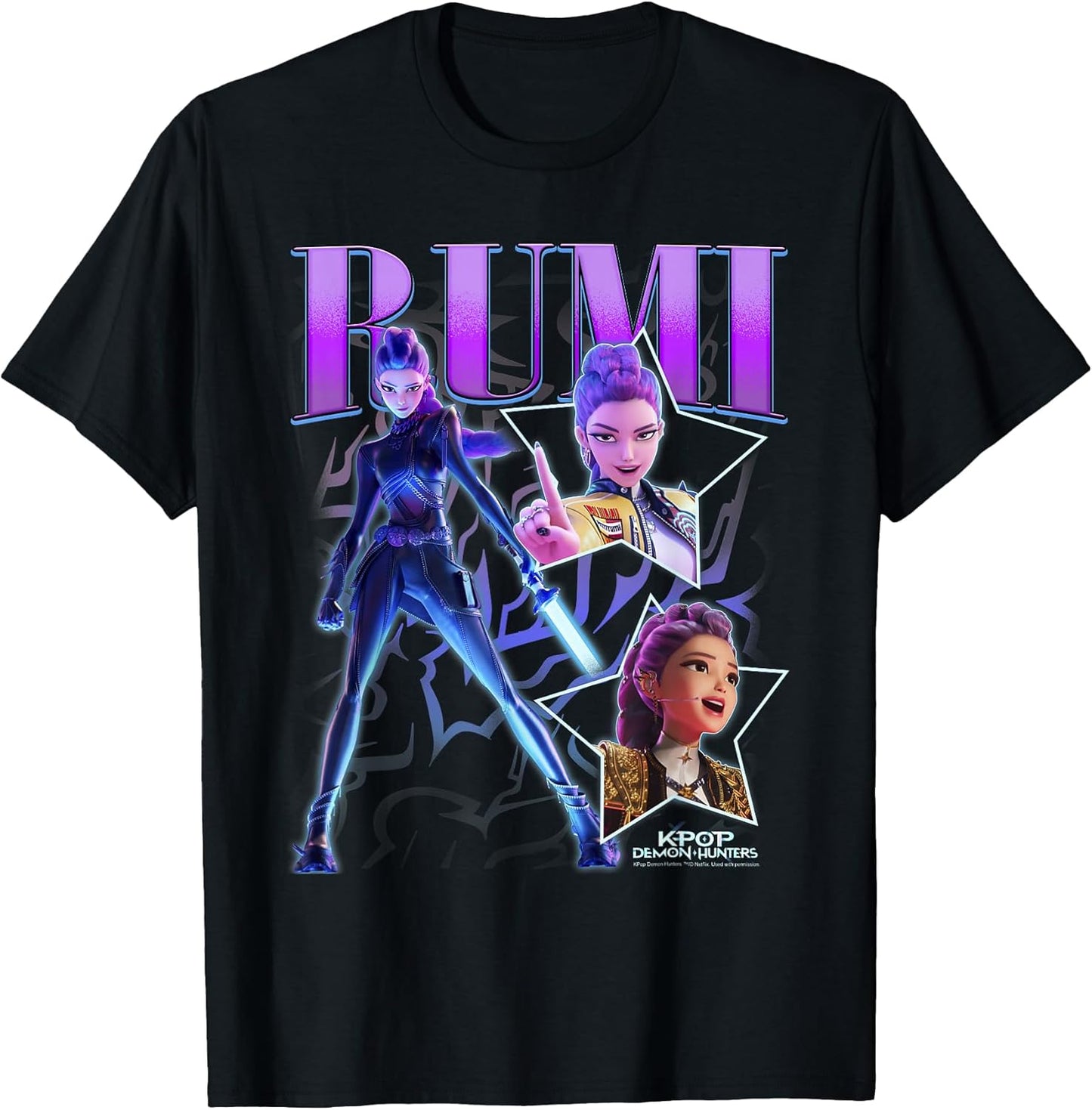 Rumi Showcase Y2K Style Poster T-Shirt