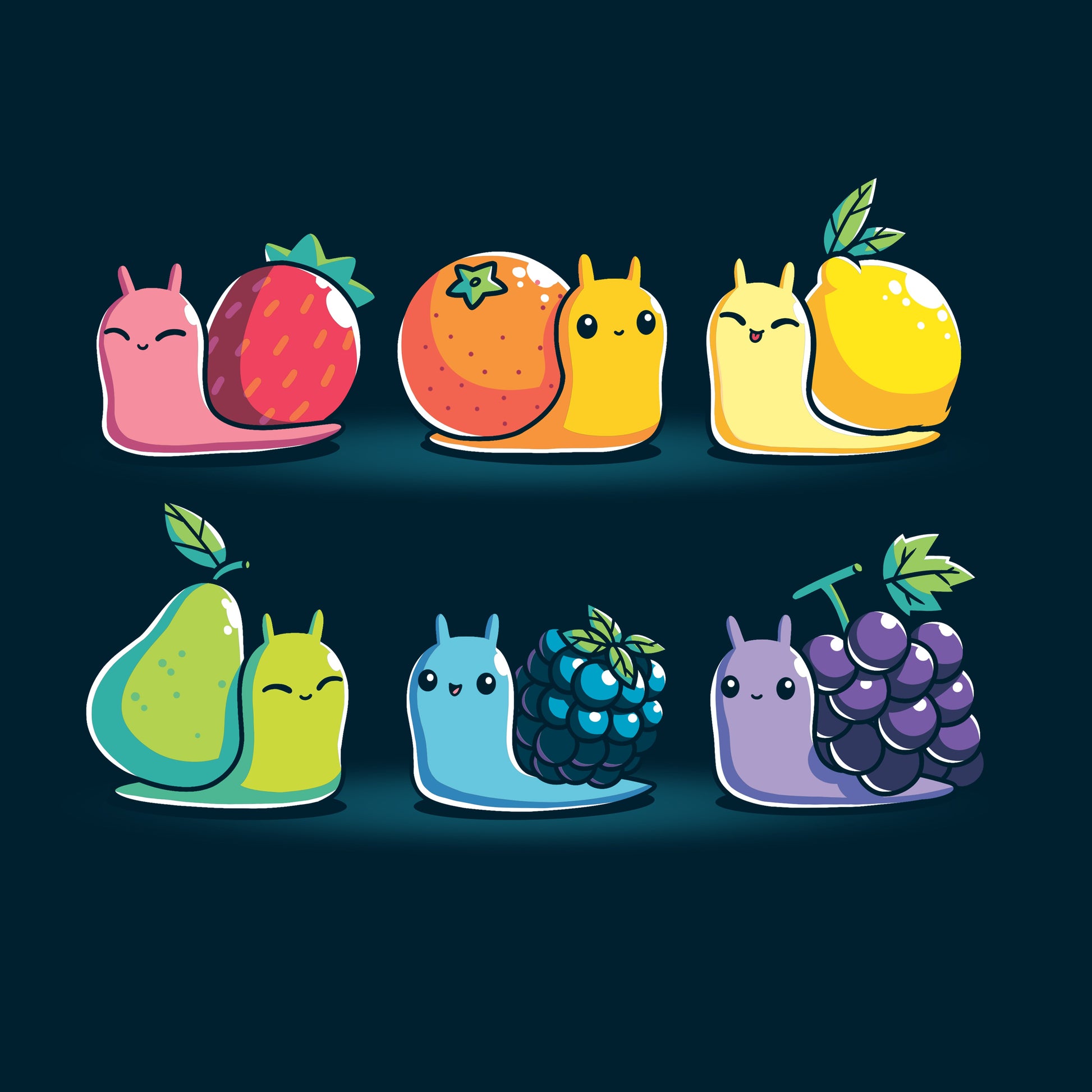 Rainbow Fruit Snails