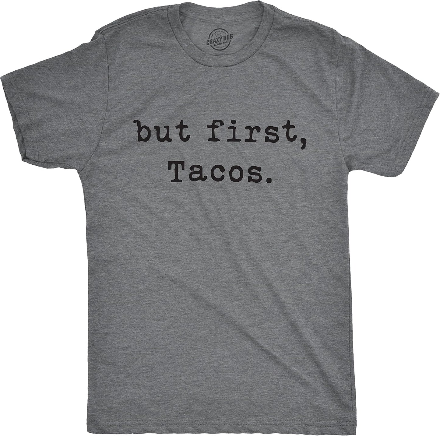 Crazy Dog Mens Sarcastic Humor T Shirts Funny Graphic Novelty Tees for Guys