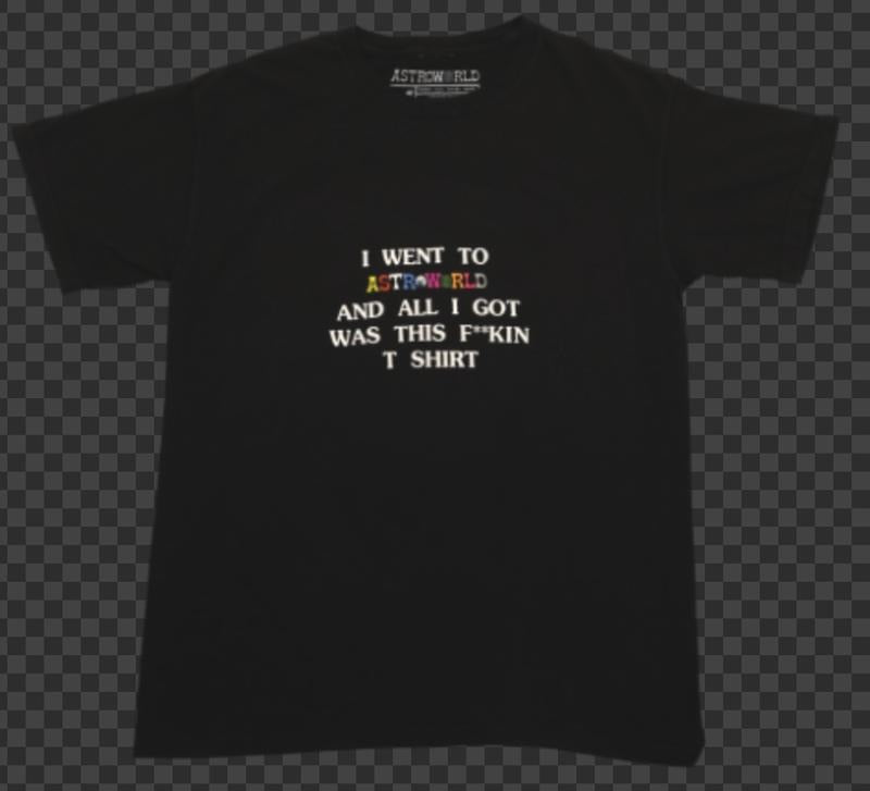 Astroworld Tour Wish You Were Here Tee Streetwear Casual Graphic Man