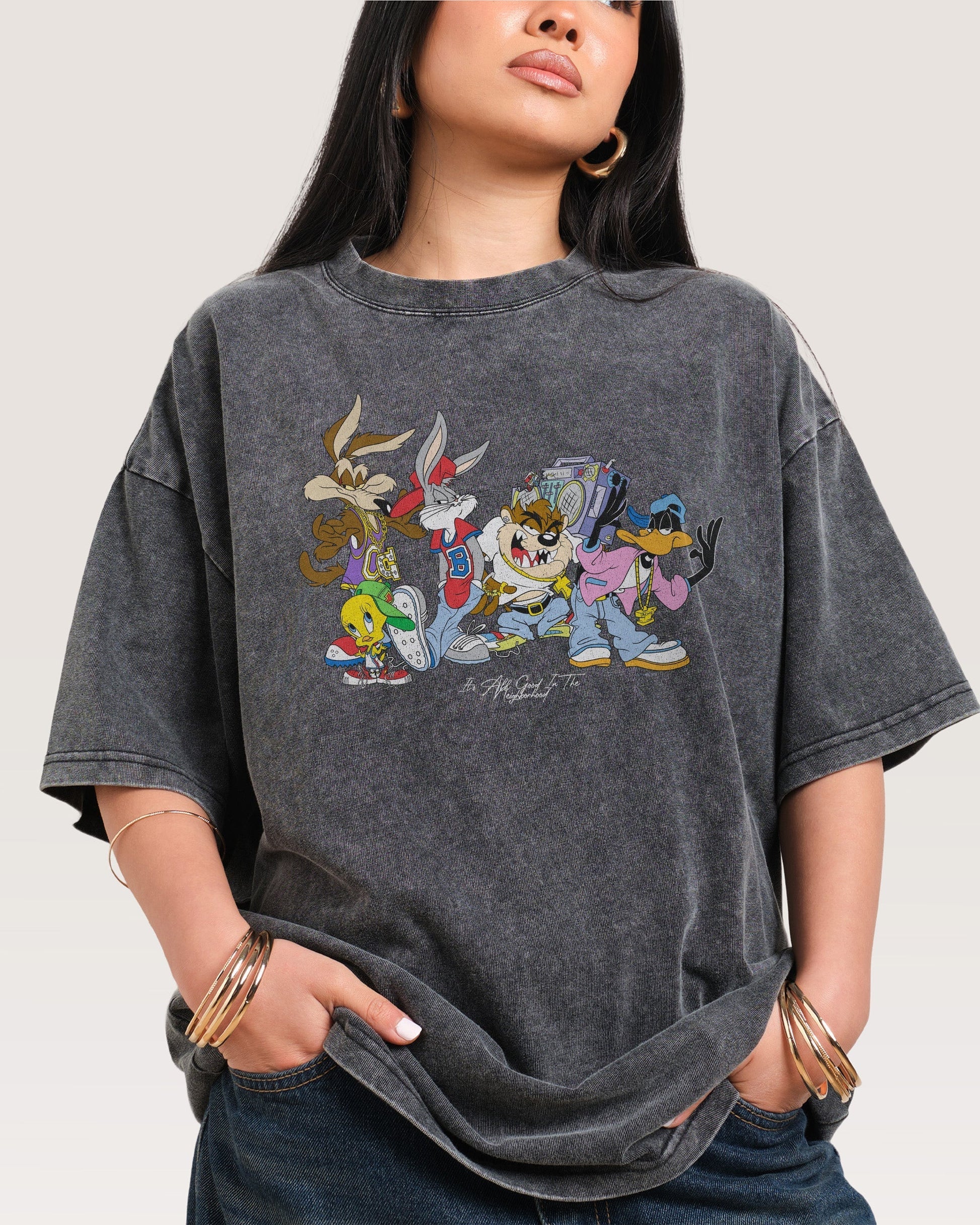 It’s All Good in the Neighborhood Oversized Tee