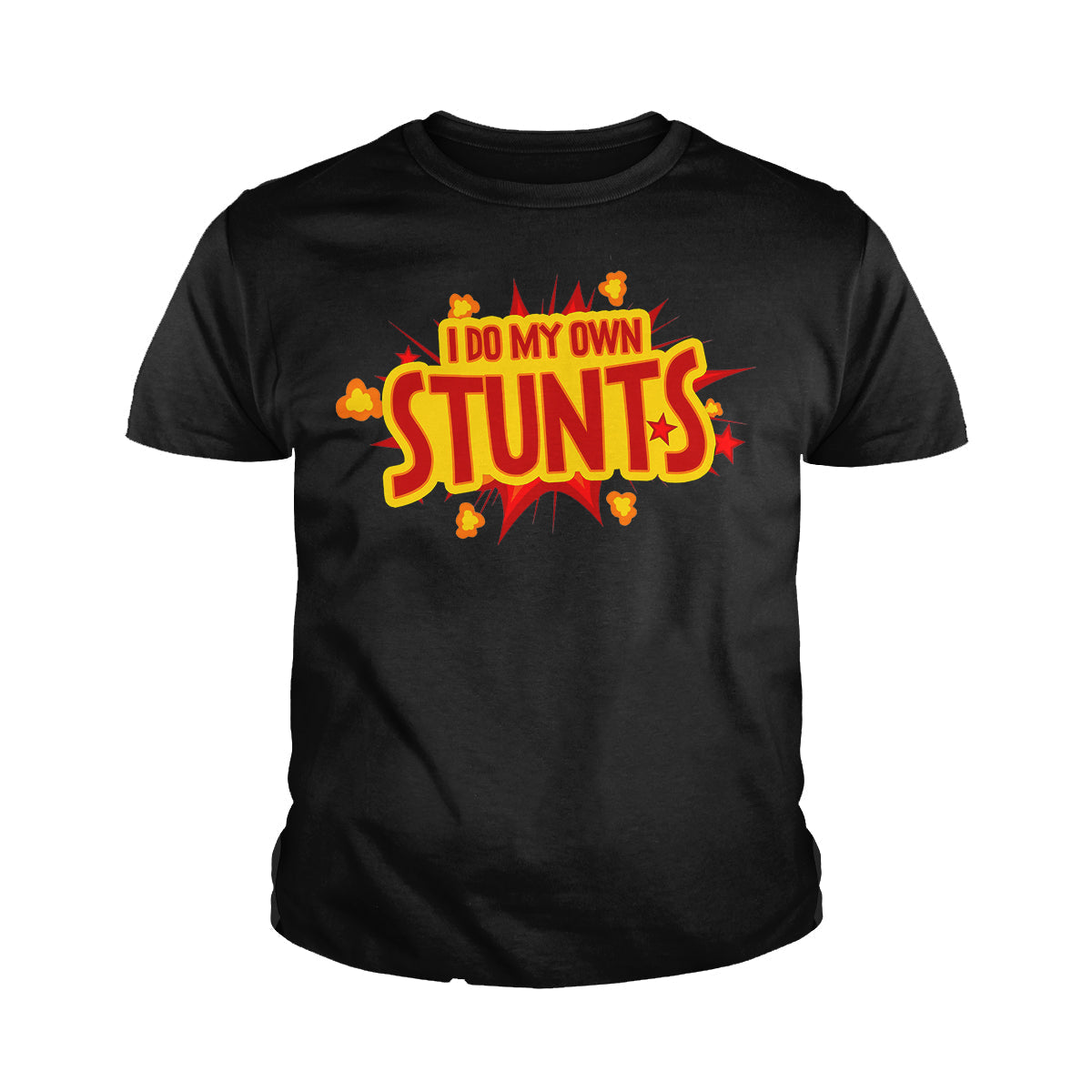I Do My Own Stunts Kids Shirts