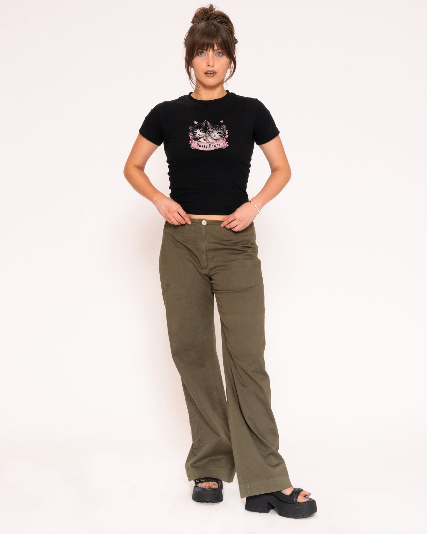 Pussy Power Longline Baby Tee