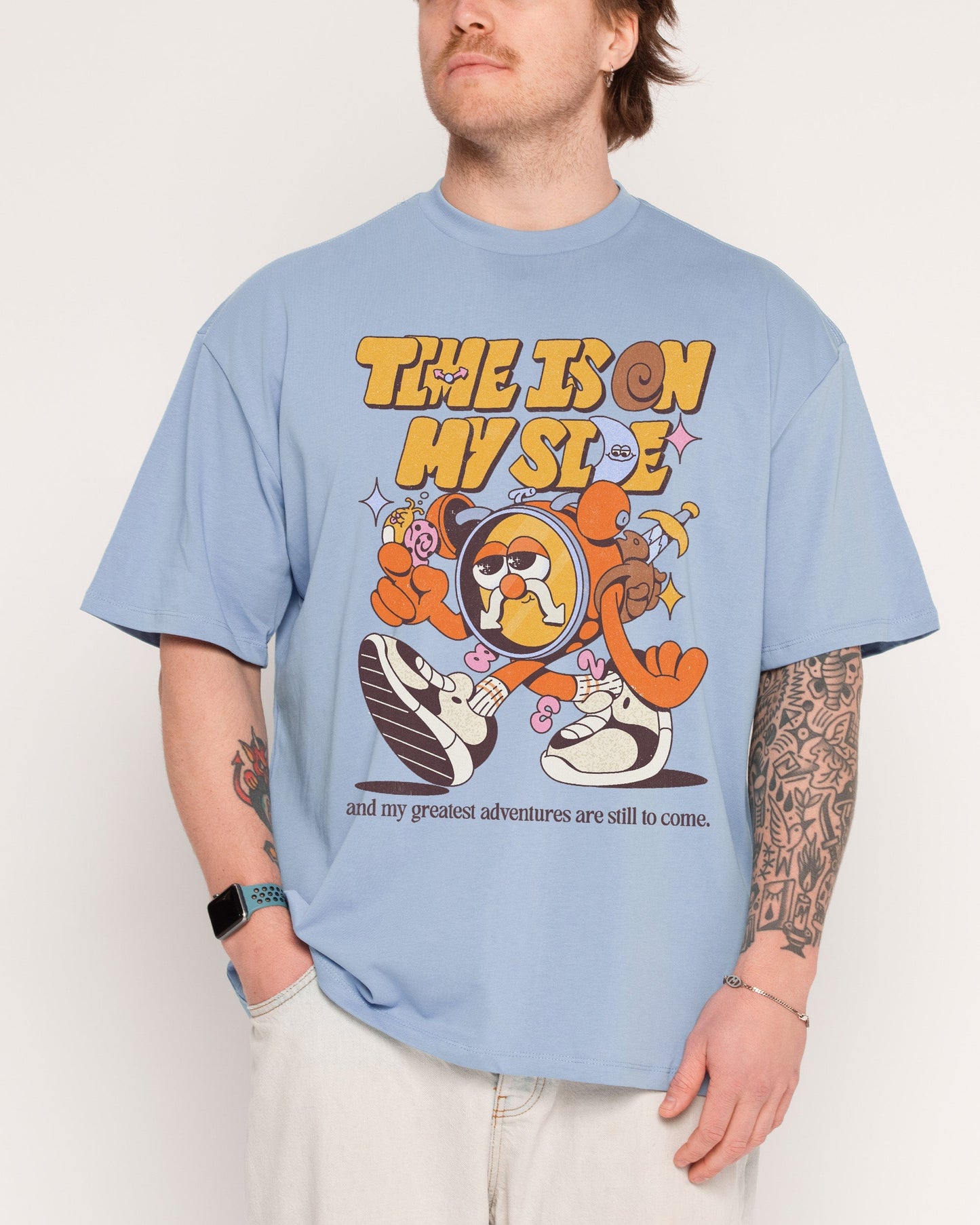 Time is on My Side Oversized Tee