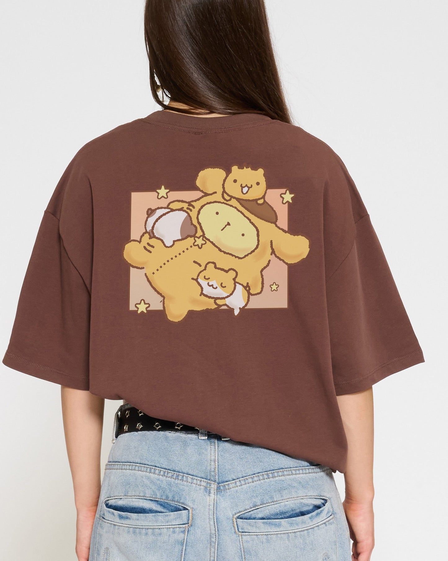 Pompompurin Yeehaw Oversized Tee