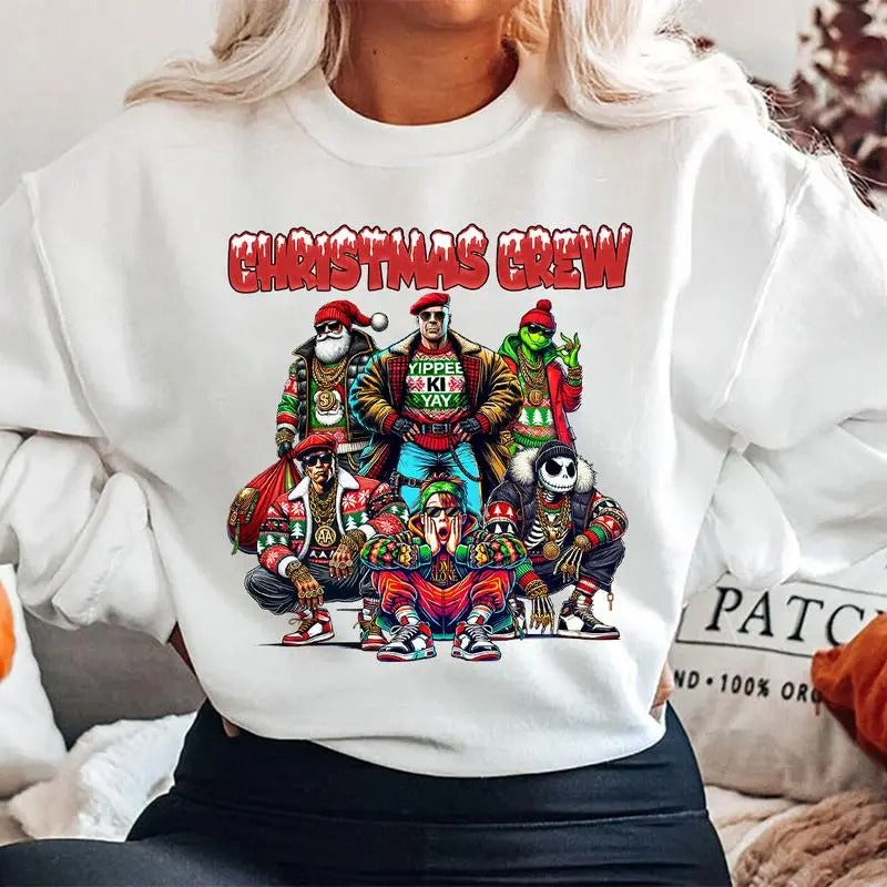 Christmas CREW Shirt, Christmas Movies Shirt, Xmas Graphic Tee, Christmas Crew Sweatshirt