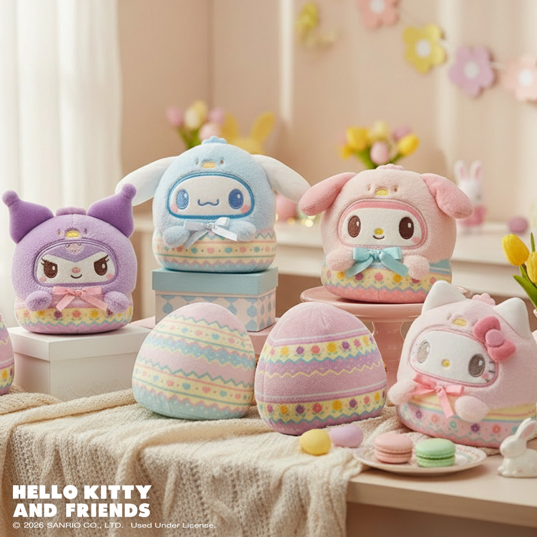Easter Egg Hello Kitty 4" Reversible Plushie