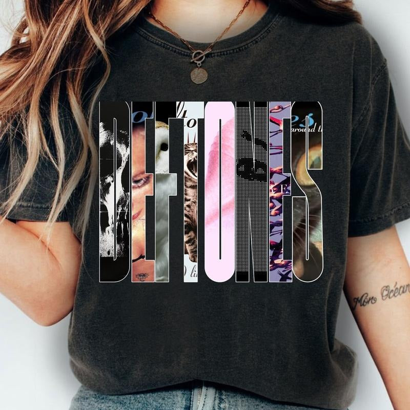 Deftones Black Metal Merch, Deftones Bootleg Shirt, Deftones Tee, Deftones Band Shirt, Deftones Band Merch  C