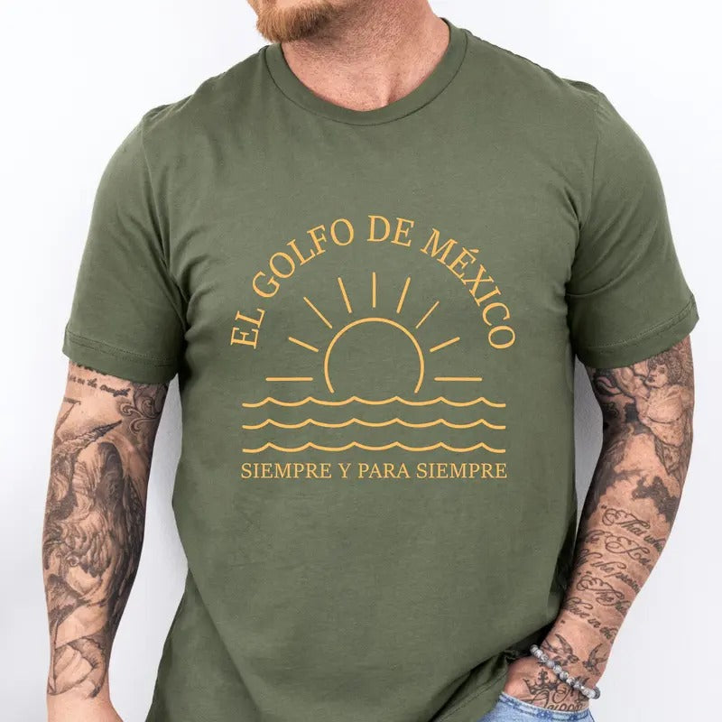 El Golfo De México Shirt,  Gulf of Mexico Para siempre   T-Shirt, Mexico Lover