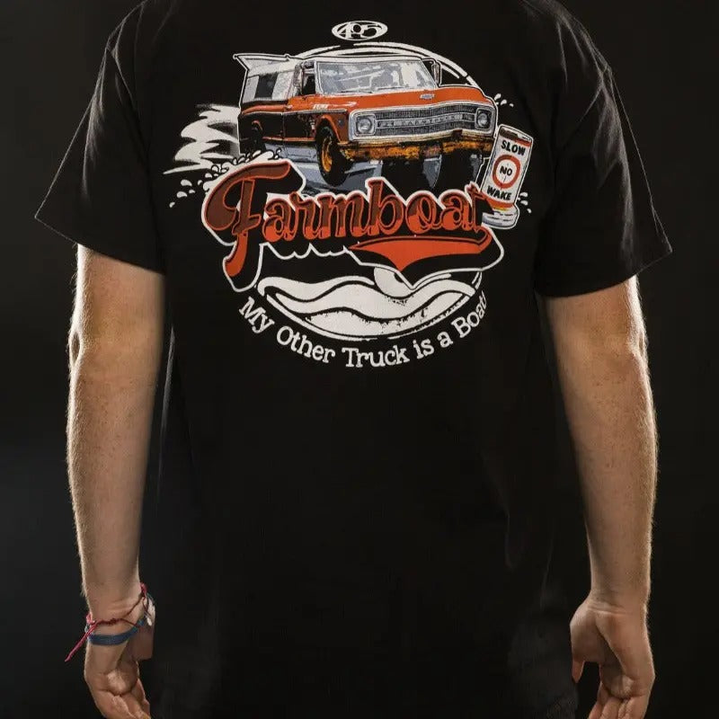 Farmboat - My Other Truck Is A Boat - Tshirt vintage  shirts Crewneck Cotton