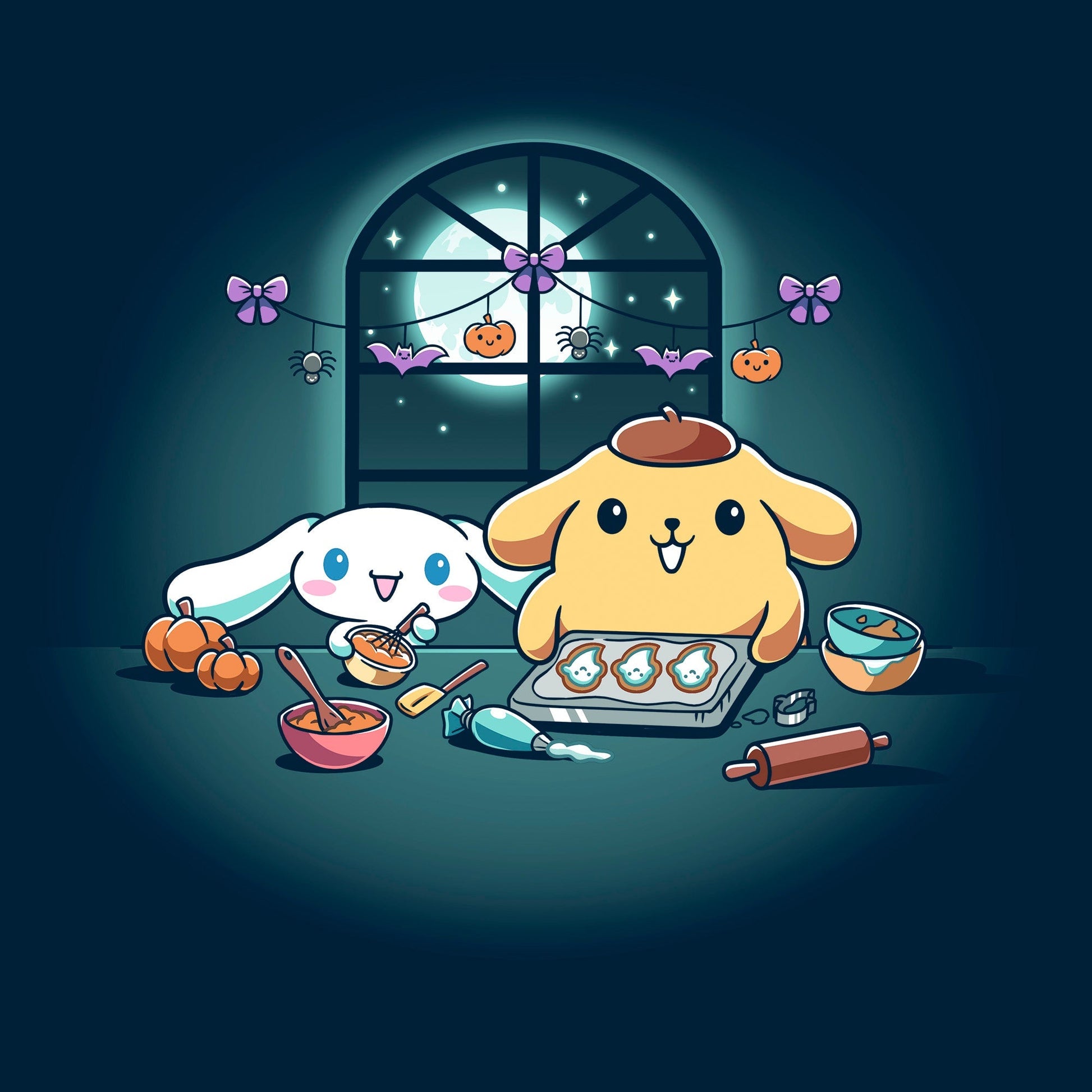 Cinnamoroll and Pompompurin's Halloween Baking