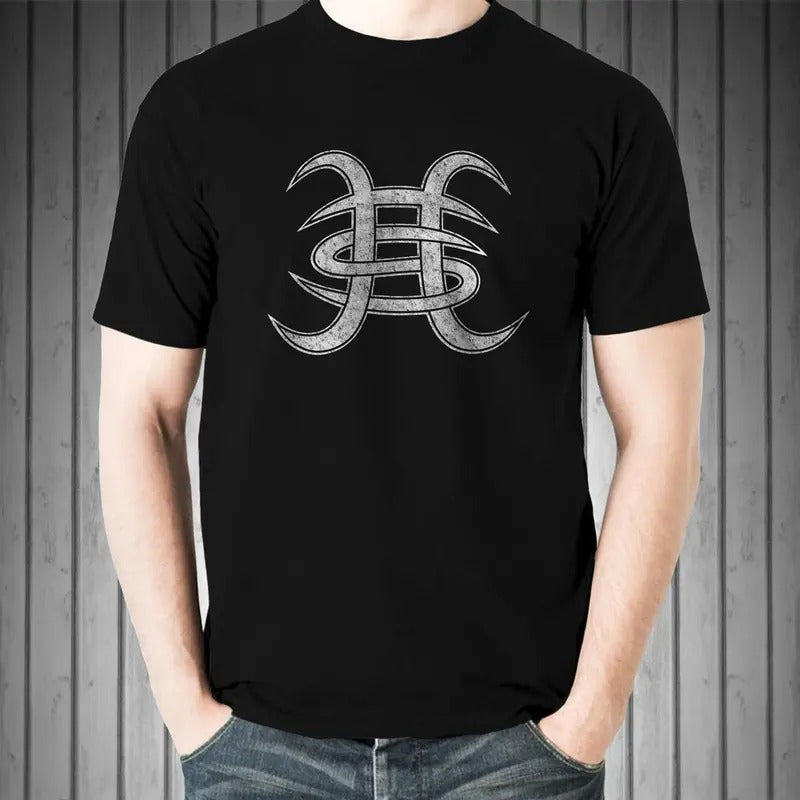 Heroes Del Silencio Bunbury Distresses Logo T-Shirt Casual Crewneck