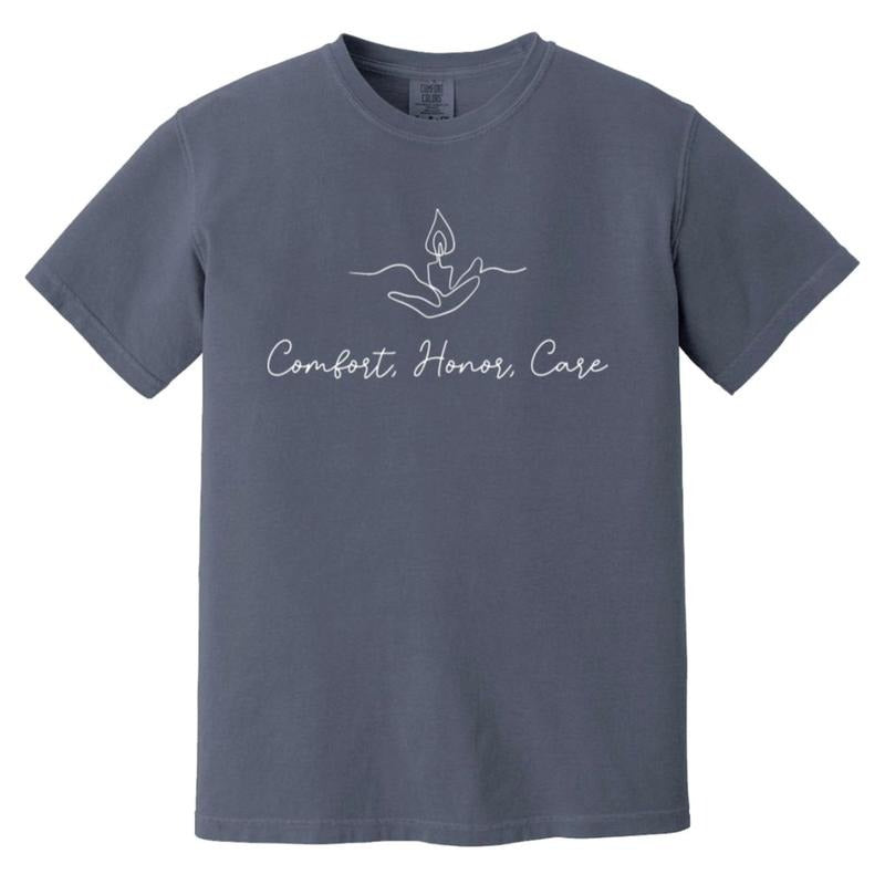 Hospice Nurse Comfort Colors Shirt, Comfort Honor Care Shirt, End Of Life Nurse, Nurse Week Shirt Cotton Fabric