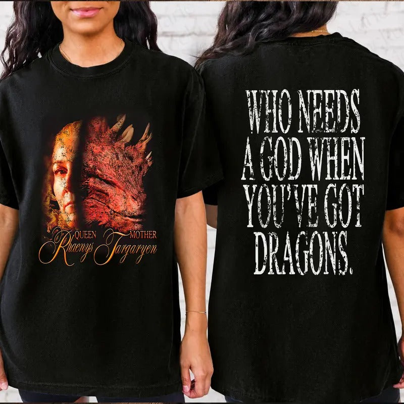 House of the D Shirt, GOT Shirt, Meleys, Shirt With Dragons, Dragon Lovers Shirt, Targaryen Shirt, Team Black, Dragons Shirt