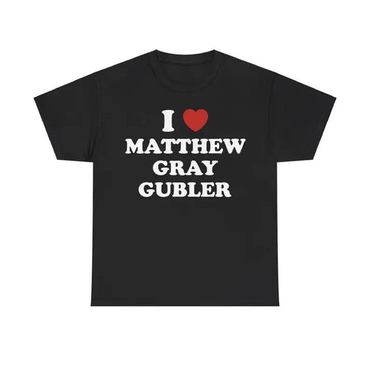 I Love Matthew Gray Gubler Unisex Tee, Spencer Reid, Criminal Minds
