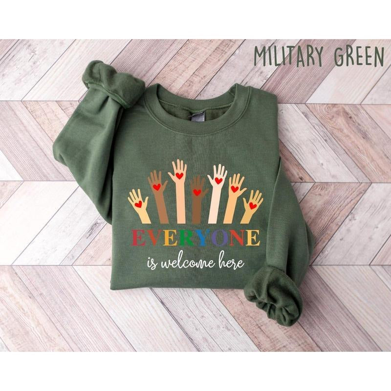 Idaho teacher shirt everyone is welcome here, inclusion and equality t shirt, protest and resist t shirt, idaho teacher t shirt
