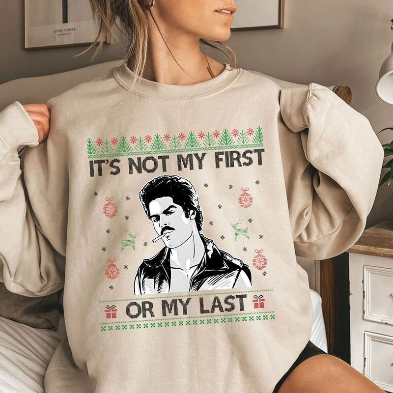 It's Not My First Or My Last Ugly Sweater, Labamba Mexican Movie Shirt, Old Movie Christmas Shirt, Christmas Ugly Sweater