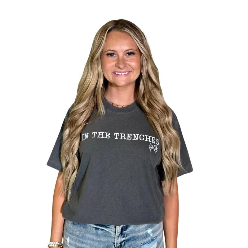 Kylie Pitts In the Trenches Tshirt, Kylie Pitts In the Trenches Tshirt summer see, Kylie Pitts In the Trenches Tshirt best selling 2024