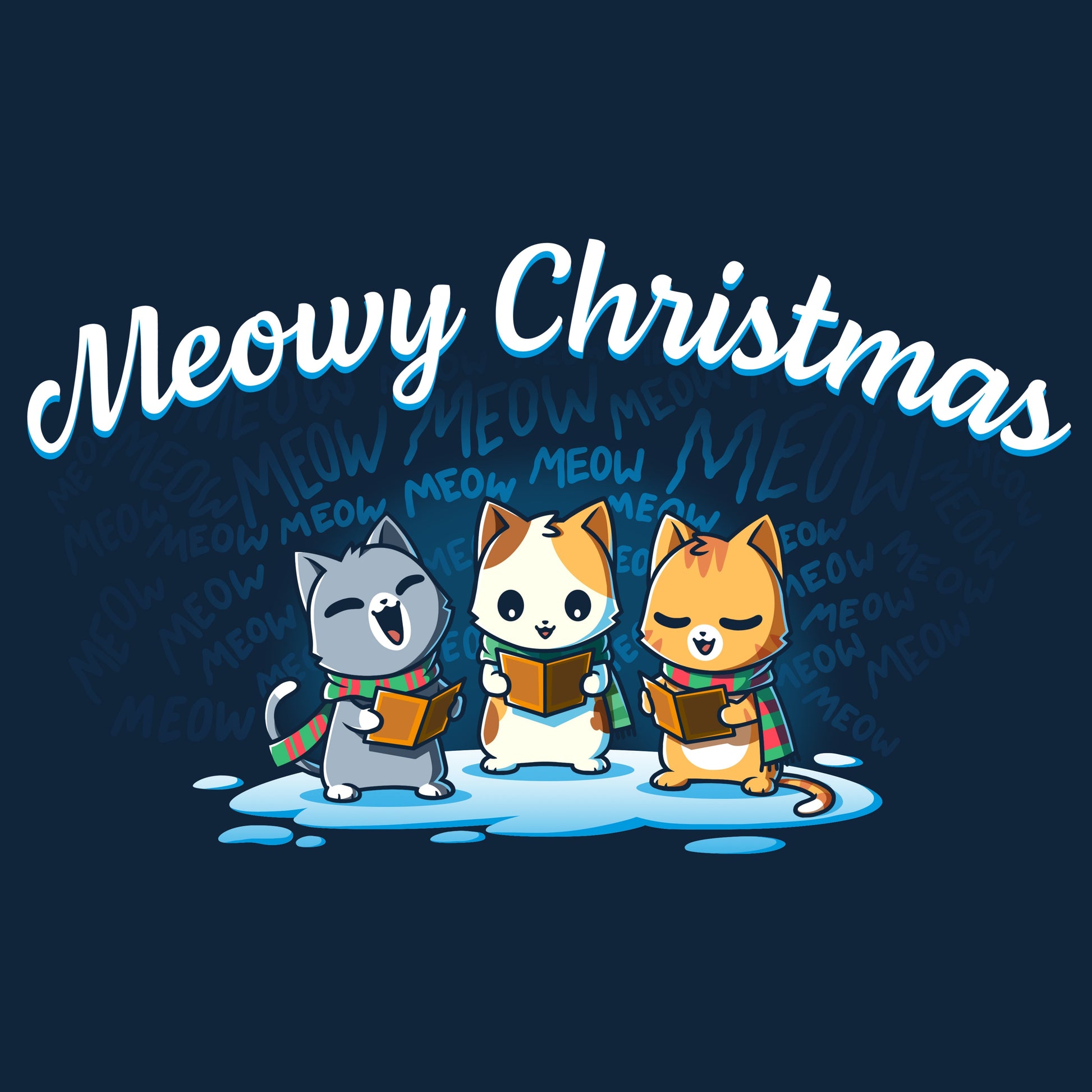 Meowy Christmas Carolers