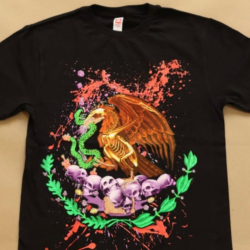 Mexican shirt   Casual T-shirts Cotton Shortsleeve Man Top