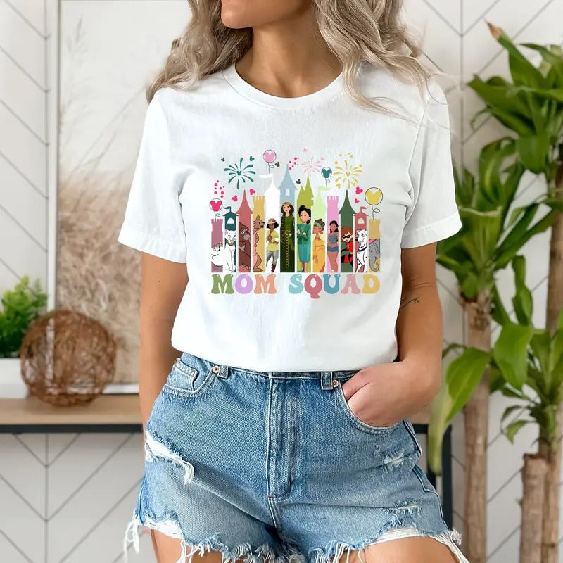 Mom Squad Shirt Mama Matching T-shirt Mom Tee Family Trip Sweatshirt Mom Vacation Shirt Mother's Day Gift